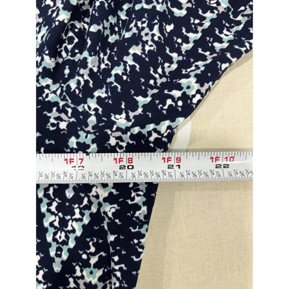 Motherhood Maternity Navy Teal Sheath Dress W/Adjustable Tie Waist Size Large - Picture 10 of 11